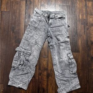 Gray Cargo Pants- wild fable